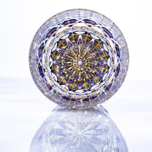 Load image into Gallery viewer, Kagami Crystal-Whiskey Glass, Edo Kiriko Kasaneirome &quot;Shihou&quot; T755-3009-WUP
