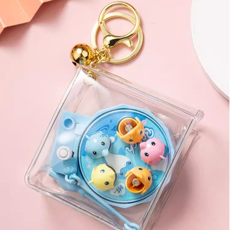 Mini Fishing Game Keychain