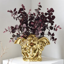 Load image into Gallery viewer, Medusa Golden Vase
