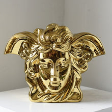 Load image into Gallery viewer, Medusa Golden Vase
