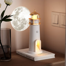 Load image into Gallery viewer, Moon Lighthouse Speaker Lamp
