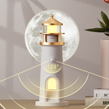 Load image into Gallery viewer, Moon Lighthouse Speaker Lamp
