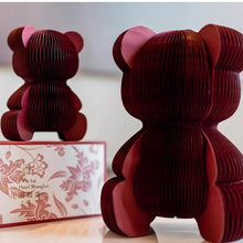 Load image into Gallery viewer, LUCKYSCENE Paper Foldable Teddy Bear
